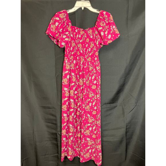 Girls Bonnie Jean Pink Floral Jumpsuit - Size 14 - Picture 2 of 9